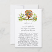 Enchanted Forest Side Branch Wedding Invitations Kaart (Voorkant)