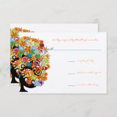 Enchanted Forest Side Branch Wedding Invitations Kaart (Voorkant / Achterkant)