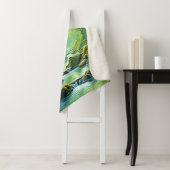 Enchanted Forest Stream-ontwerp Sherpa Deken (In situ)