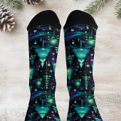 Enchanted Forest Tree-patroon Sokken