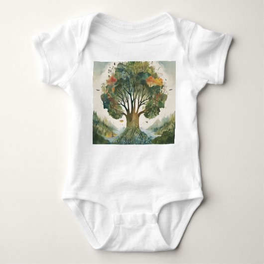 Enchanted Forest Tree T-shirt (Voorkant)