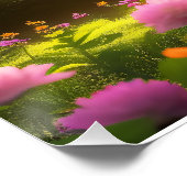 Enchanted Forest Waterfall Perfect Poster (Hoek)