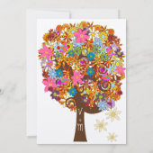 Enchanted Forest Wedding Engagement Party Kaart (Achterkant)