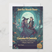 Enchanted Forest Witchy Brew Costumes & Cocktails Kaart (Achterkant)