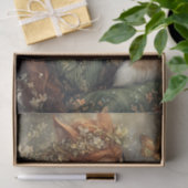 Enchanted Fox Fairy With Butterfly Decoupage Tissuepapier (Geschenk)