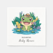 Enchanted  Frog Baby shower Servet (Voorkant)