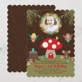 Enchanted Garden Birthday Uitnodiging