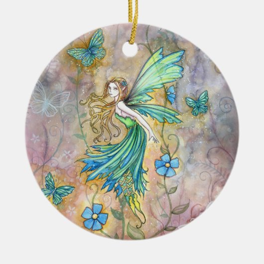 Enchanted Garden Fairy Ornament beroemd gemaakt do (Voorkant)
