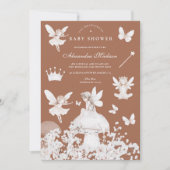 Enchanted Garden Fairy Wildflower Kaart (Voorkant)