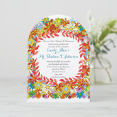 Enchanted Garden Fairytale Invitations de mariage (Debout devant)