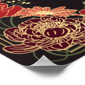 Enchanted Garden Floral Wedding Welkomstbord Poster (Hoek)