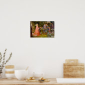 Enchanted Garden Waterhouse Fine Art Poster (Keuken)