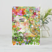 Enchanted Goddess Feestdagenkaart (Staand voorkant)