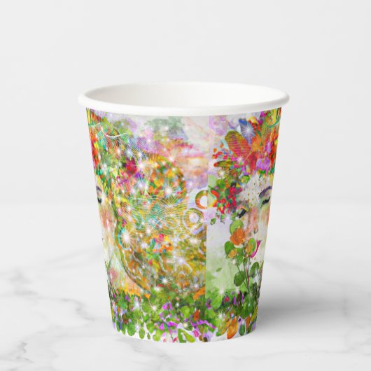 Enchanted Goddess Papieren Bekers (Voorkant)