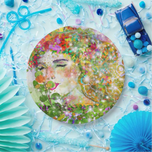 Enchanted Goddess Papieren Bordje (Feest)