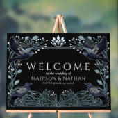 Enchanted Gothic Raven Wedding Welcome Black (Neutre)