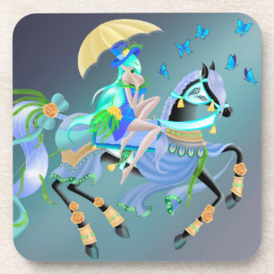 Enchanted Horse Ride Bier Onderzetter