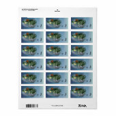 Enchanted kerstboomlabels etiket (Full Sheet)