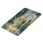 Enchanted Magical Unicorn Fireflies Forest Magneet (Linkerzijde)