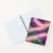 Enchanted Marble with Gold Veining Notitieboek (Binnen)