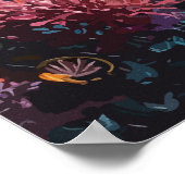 Enchanted Mermaid Underwater Scene Poster (Hoek)