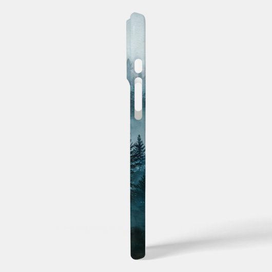 Enchanted Midnight Blue Forest Case-Mate iPhone Case (Achterkant / Links)