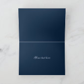 Enchanted Midnight  Spring Flowers Wedding Bedankkaart (Binnen)