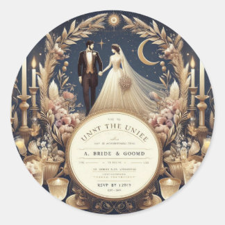 Enchanted Moments: Een nacht om te onthouden Ronde Sticker