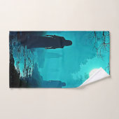 Enchanted Moonlight Forest Spirits Bad Handdoek (Handdoek)
