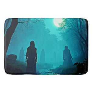 Enchanted Moonlight Forest Spirits Badmat