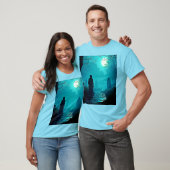 Enchanted Moonlight Forest Spirits T-shirt (Unisex)