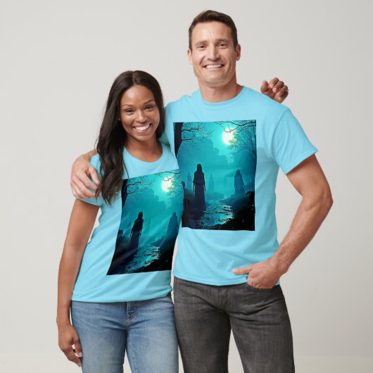 Enchanted Moonlight Forest Spirits T-shirt (Unisex)