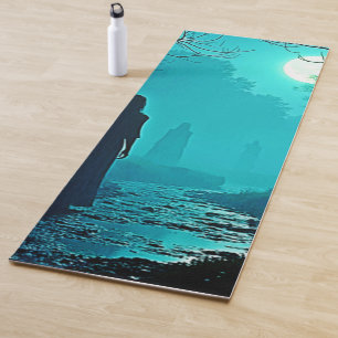 Enchanted Moonlight Forest Spirits Yogamat