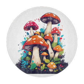 Enchanted Mushroom Meadow: een grillig wonderland Snijplank