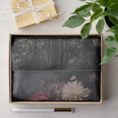 Enchanted Noir - Gotische Bloemengodin Decoupage Tissuepapier (Geschenk)