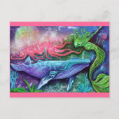 Enchanted Ocean Art Briefkaart (Voorkant)