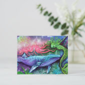 Enchanted Ocean Art Briefkaart (Staand voorkant)