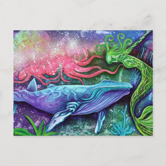 Enchanted Ocean Art Briefkaart (Voorkant)