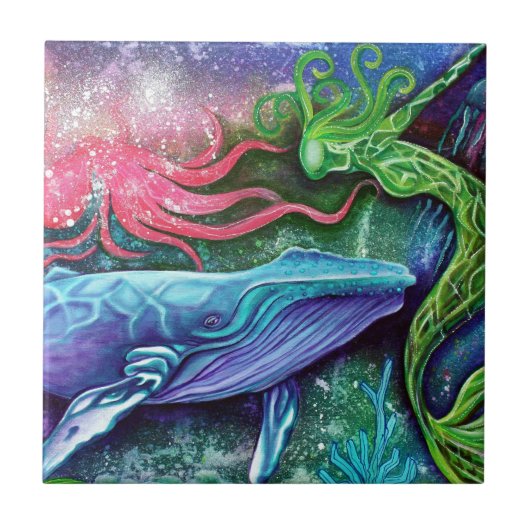 Enchanted Ocean Art Tegeltje (Voorkant)
