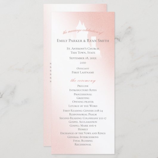 Enchanted Pink Fairy Tale Castle Programme de mari (Devant / Derrière)