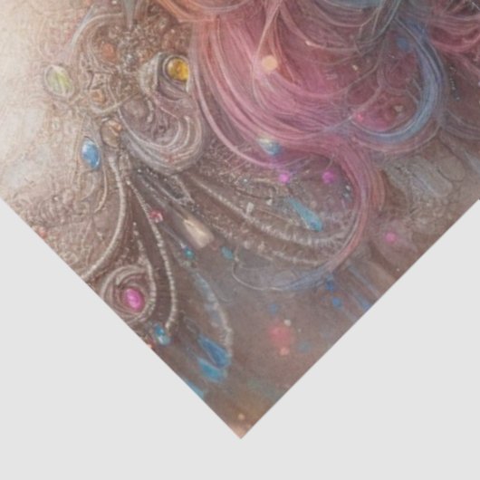 Enchanted Rainbow Unicorn Craft Decoupage  Tissuepapier (Detail)