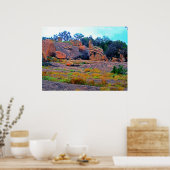 Enchanted Rock-Poster Poster (Keuken)