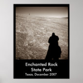 Enchanted Rock State Park Tx Poster (Voorkant)