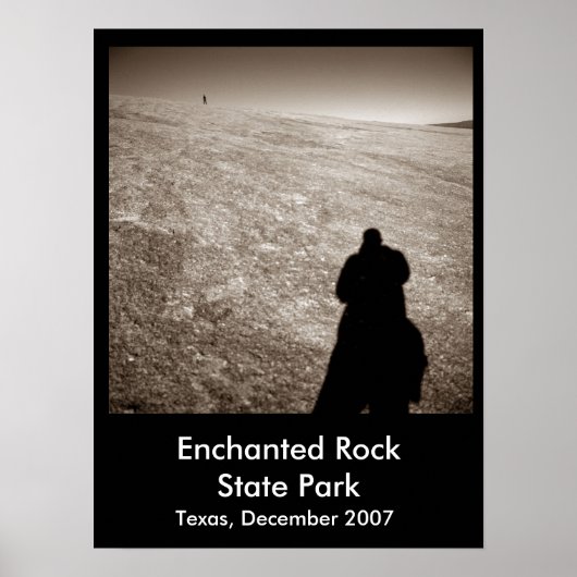 Enchanted Rock State Park Tx Poster (Voorkant)