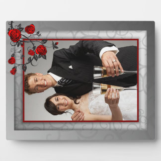 Enchanted Rozen Wedding Plaque Fotoplaat