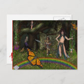 Enchanted Scene Fantasy Briefkaart (Voorkant / Achterkant)