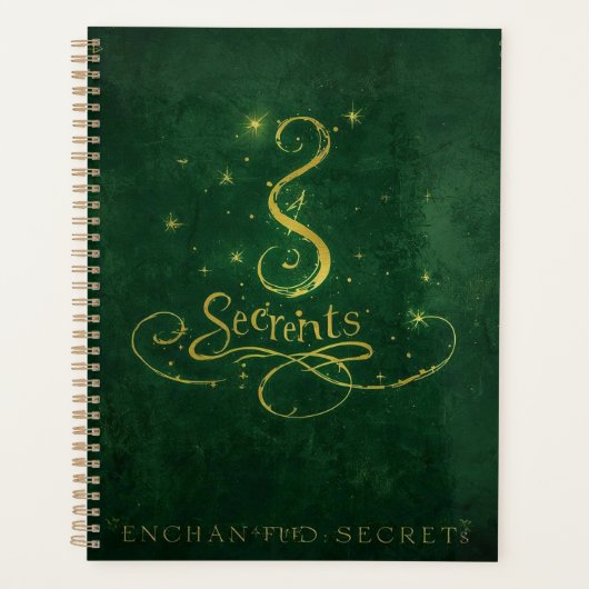 Enchanted Secrets – Golden Sigil Planner (Voorkant)