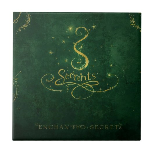 Enchanted Secrets – Golden Sigil Tegeltje (Voorkant)