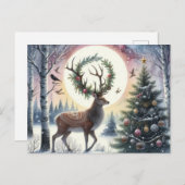 Enchanted Solstice Stag in het Briefkaart (Voorkant / Achterkant)