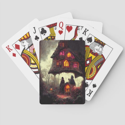 Enchanted Spooky Forest Pokerkaarten (Achterkant)